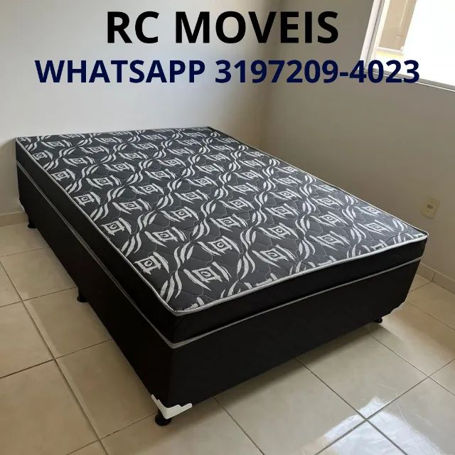 Cama Box Casal com Molas Ensacadas - Conforto e Qualidade OrthoBox