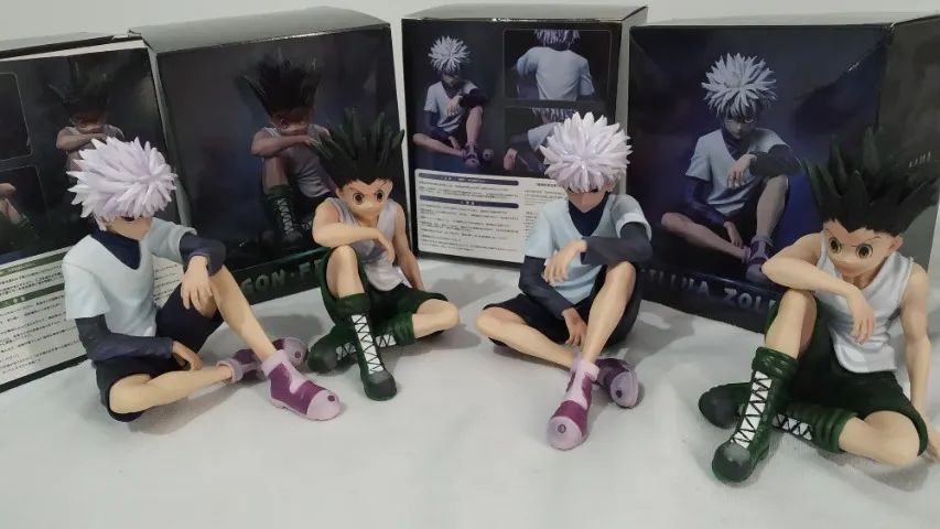 Boneco action figure Hunter x Hunter Gon Freecss ou Killua Zoldyck