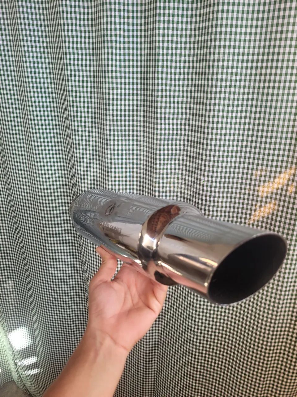 Abafador racechrome inox 