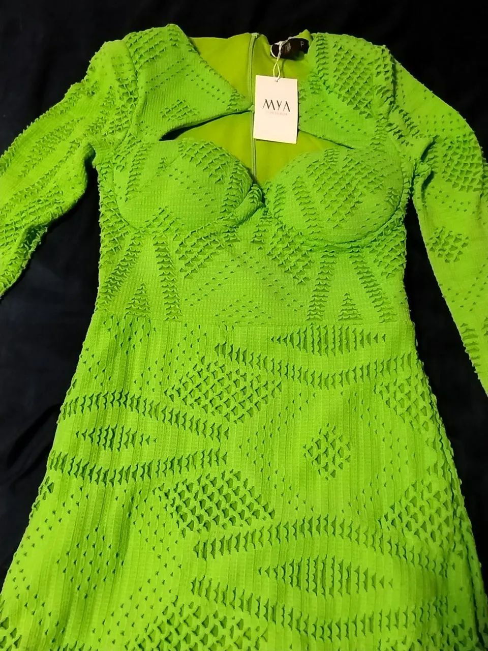 Vestido verde Mya Collection - Foto 5