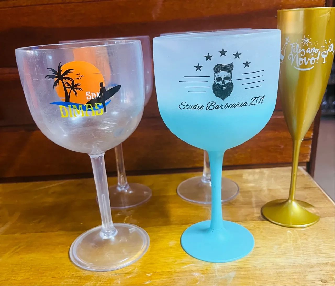 Kit de 5 Taças Personalizadas