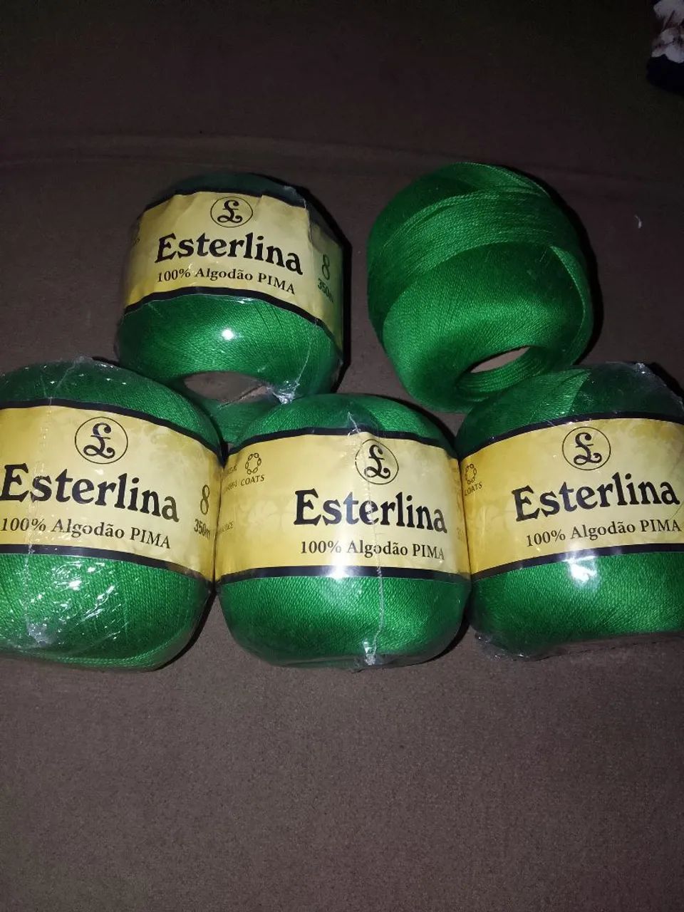 Fio de Algodão Pima Esterlina - 8 novelos