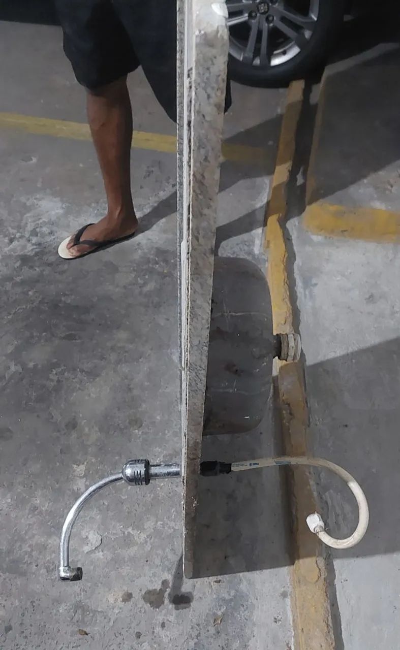 Pia de inox, cuba redonda com granito - Foto 3