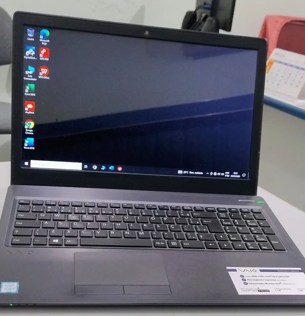 Notebook VAIO Core i3 6° Geração