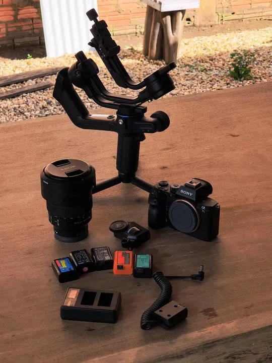 Kit de Filmagem Profissional Sony Alpha 7sII
