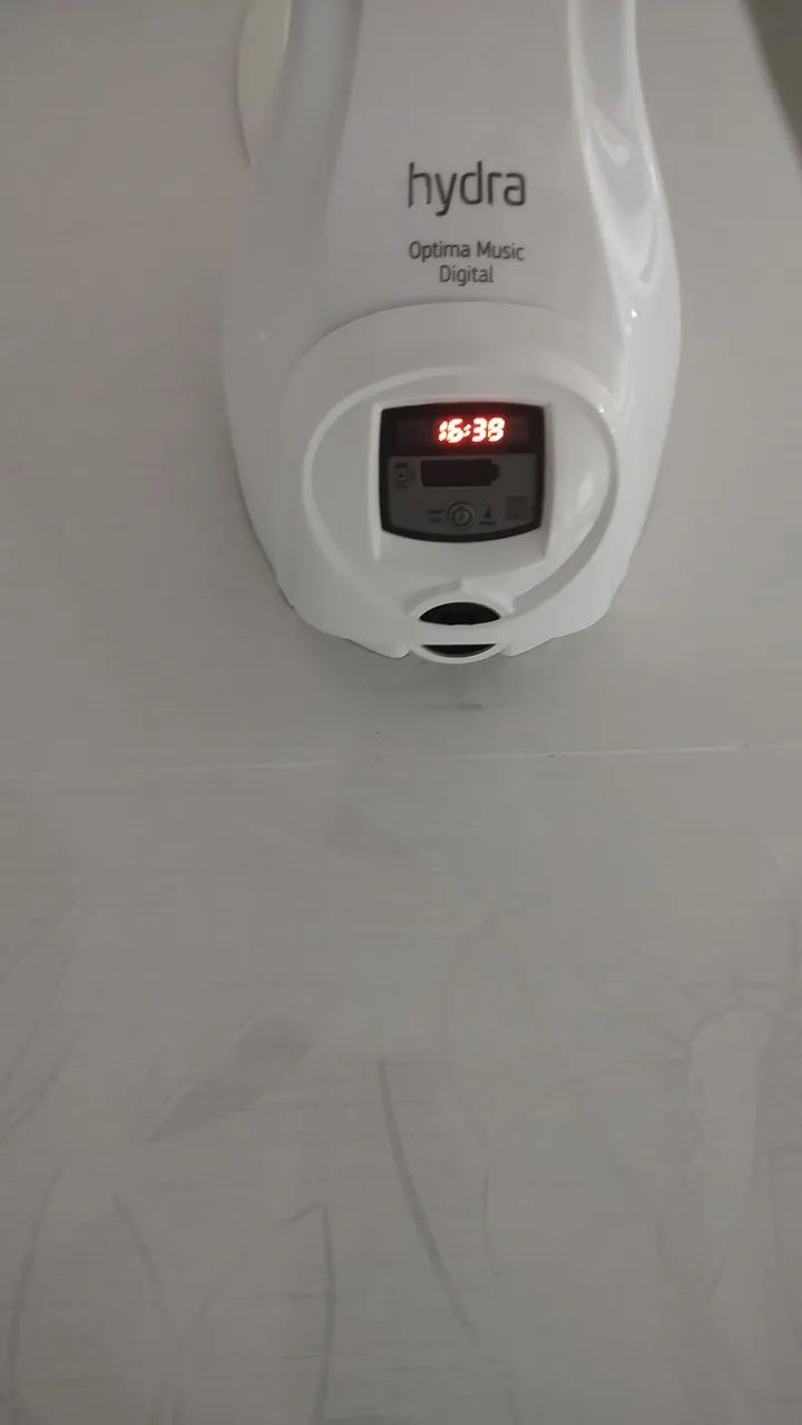 Oportunidade!!!! Chuveiro Optima Music Digital Hydra 220v 7700w - Novo - Foto 6