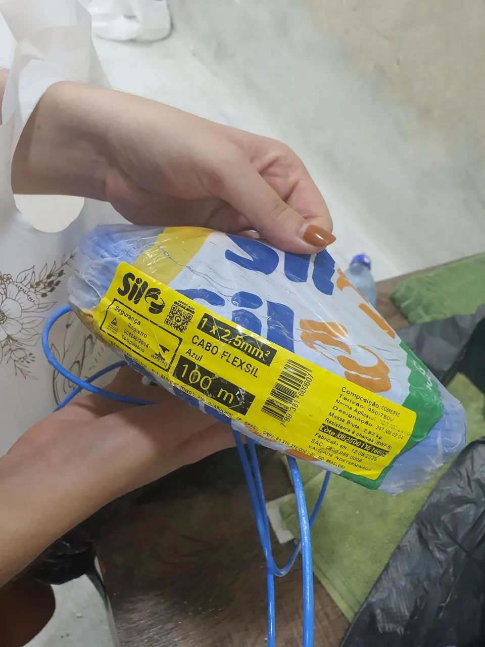 Cabo flex 2.5mm 750v 70 az64290859032579120