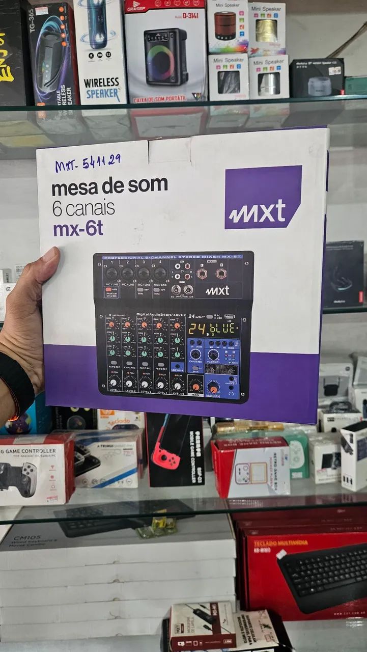Mesas de som com efeitos de 4,6 e 8 canais mxt - Foto 2