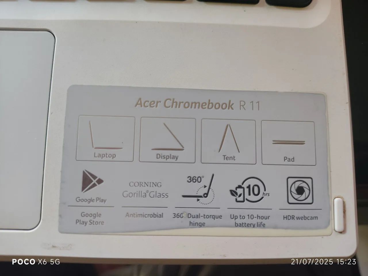Notebook Acer R11  Chromebook ( tela tremendo) - Foto 2