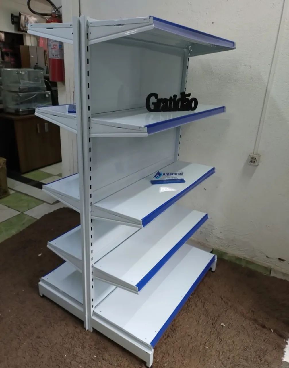 Gôndola Centro para Comércio - Ótima Qualidade - Foto 4