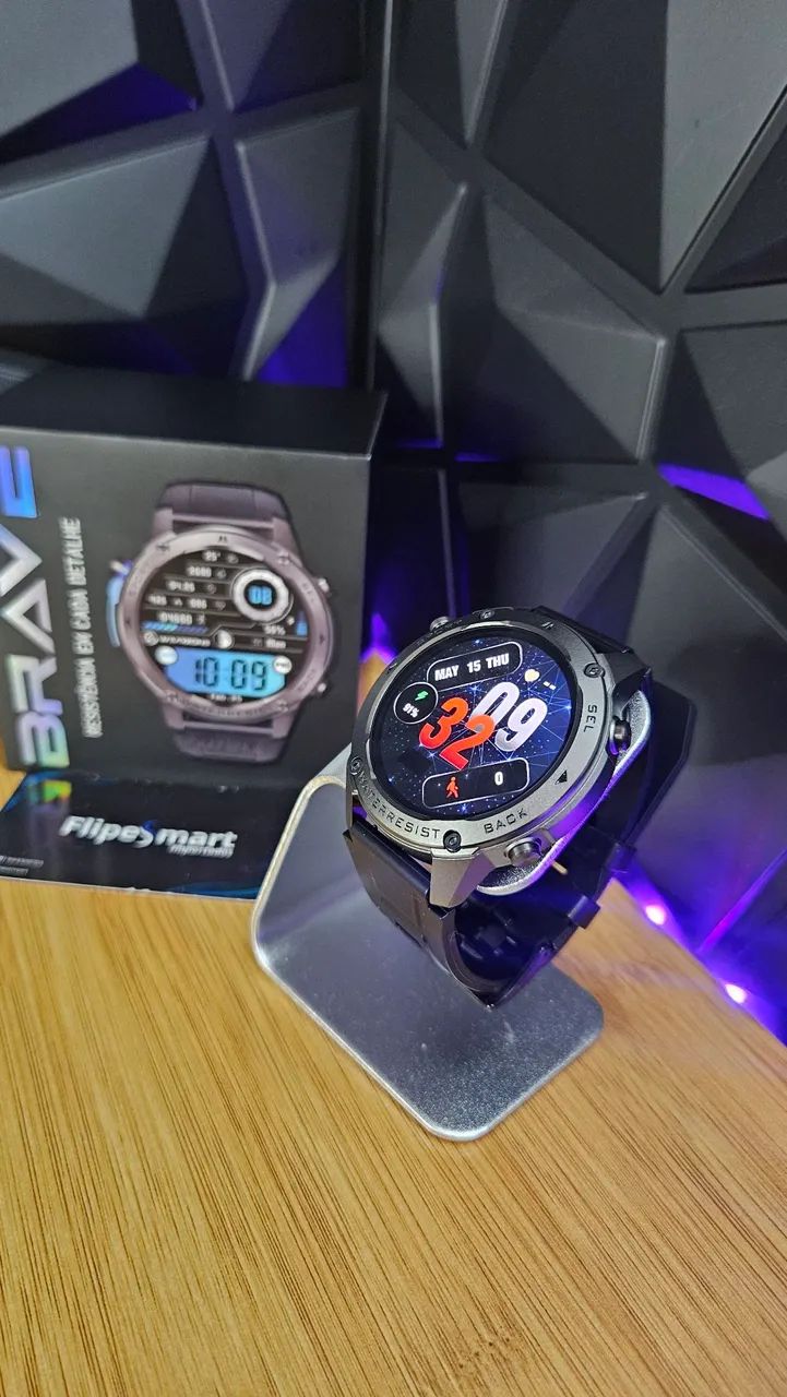 Smartwatch Brave  Resistência Militar+ Garantia(Novo)