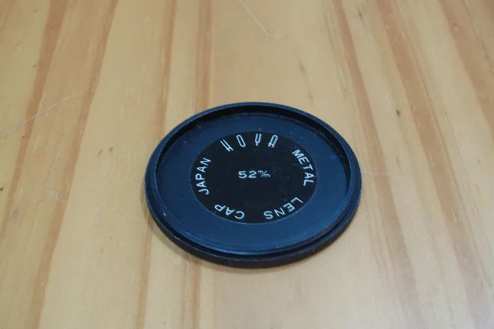 Tampa de aço para lente a camera filmadora ou fotografica 52 mm R$ 45,00