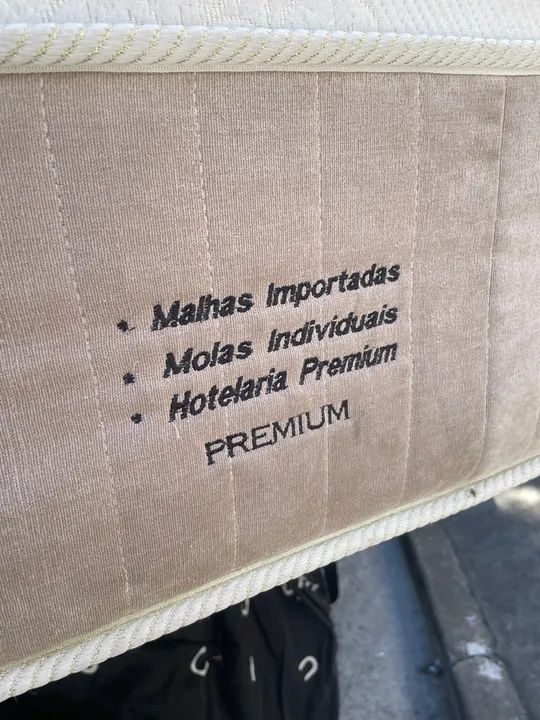 CAMA BOX E COLCHÃO KING IMPECÁVEL  - Foto 6