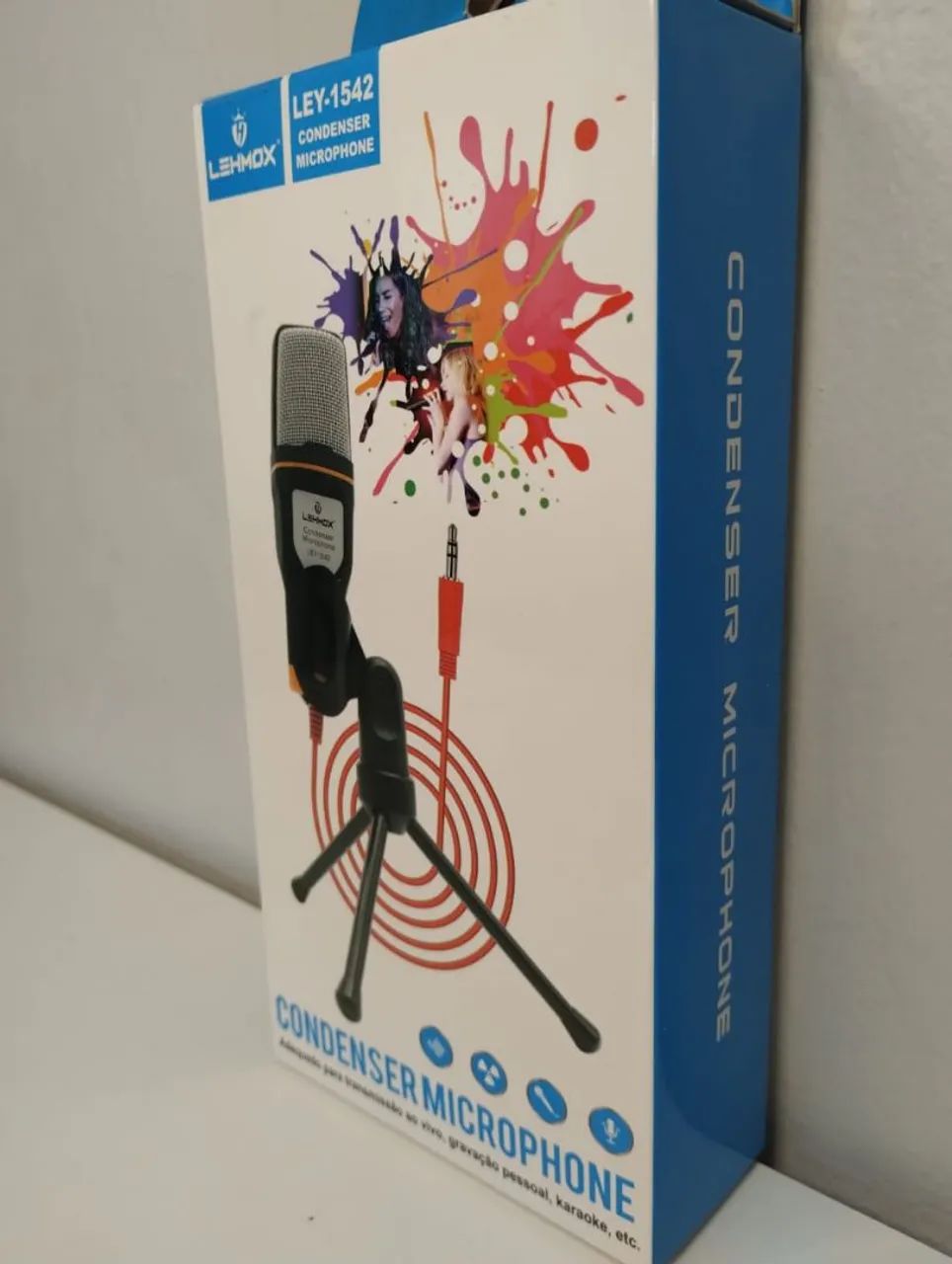 Microfone Condensador LEHMOX LEY-1542 - Novo - Foto 3