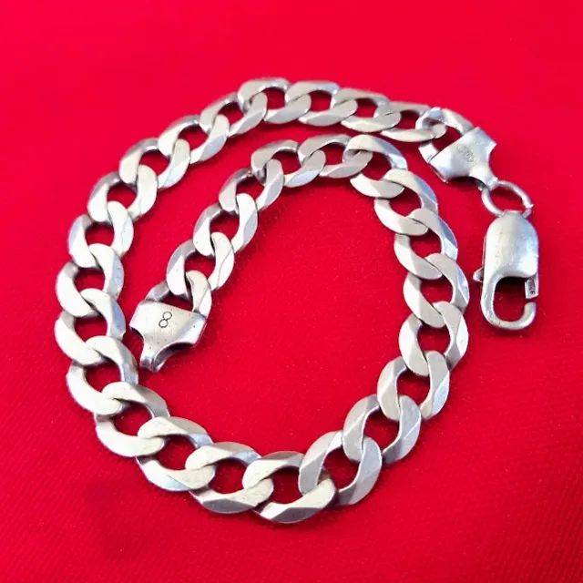 Pulseira de Prata Polida Elo Grumet - Foto 2