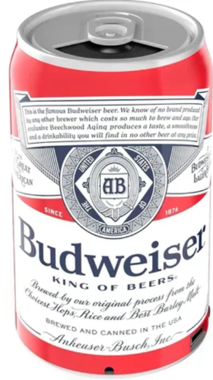 Caixa de som Budweiser Bluetooth