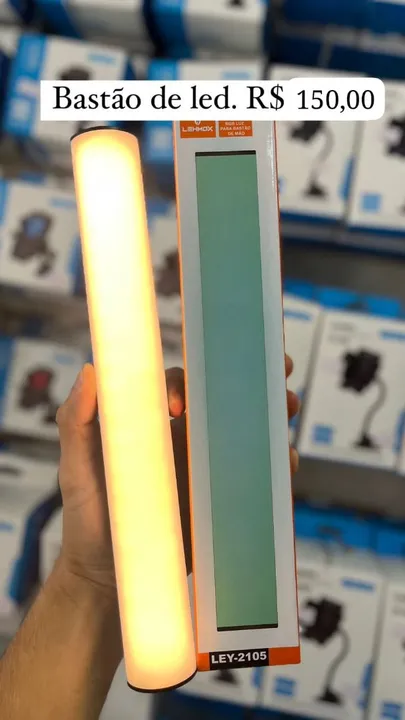 Bastão de led para videos e fotos - entrega grátis em São Luís