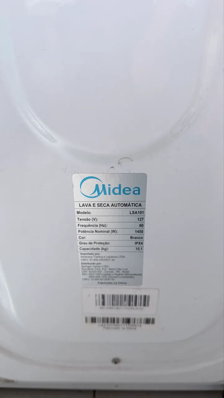 Máquina de lava e seca Midea com erro E52 - Foto 2