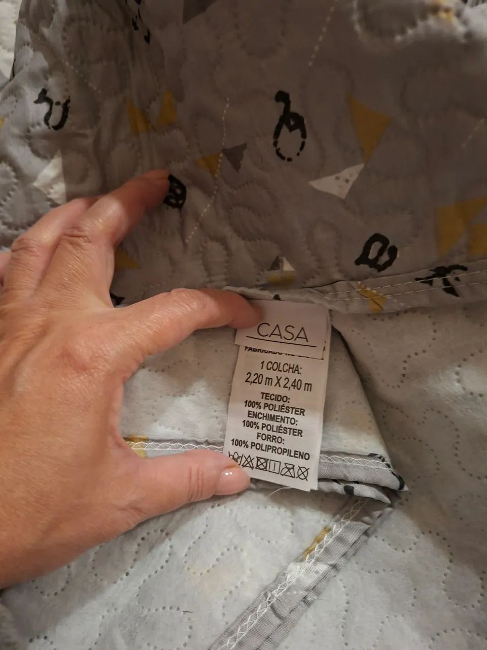 Colcha de casal estampada - Foto 3