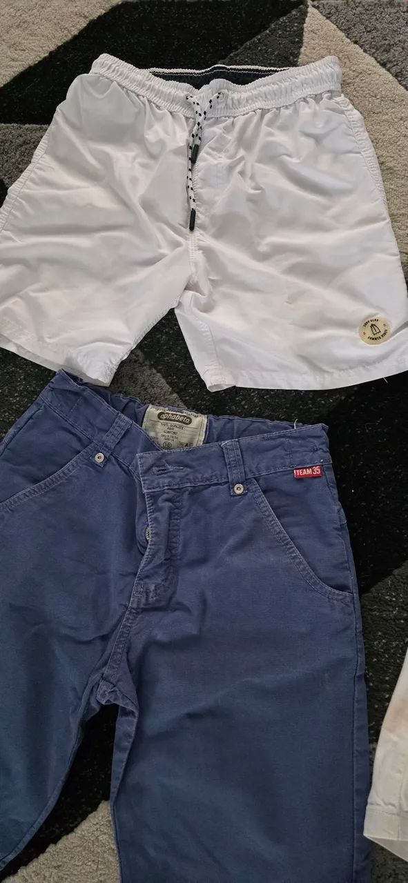 Lote 14 - bermudas menino 8/10 anos - Foto 3