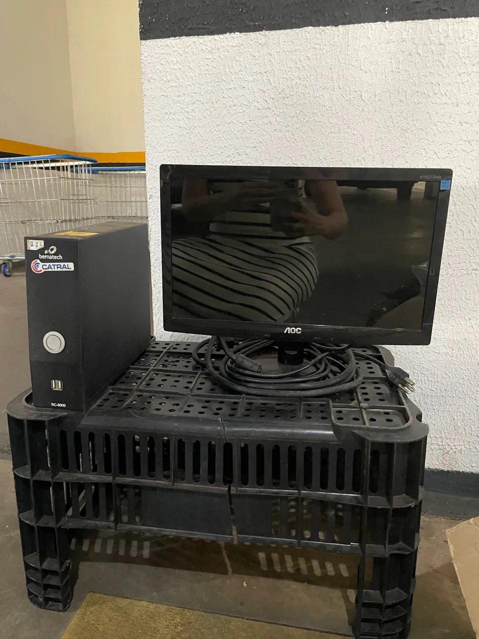 Computador bematech RC8000 frente caixa 