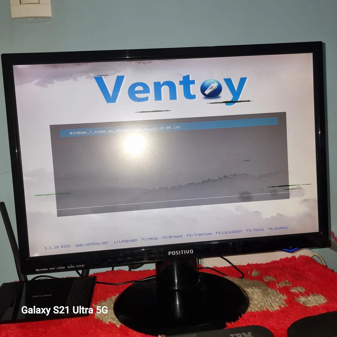 Monitor LG / Positivo 22 polegadas 75hz detalhe leia - Foto 4