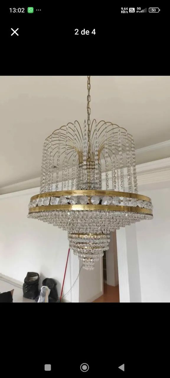 Lustre de cristal  - Foto 2