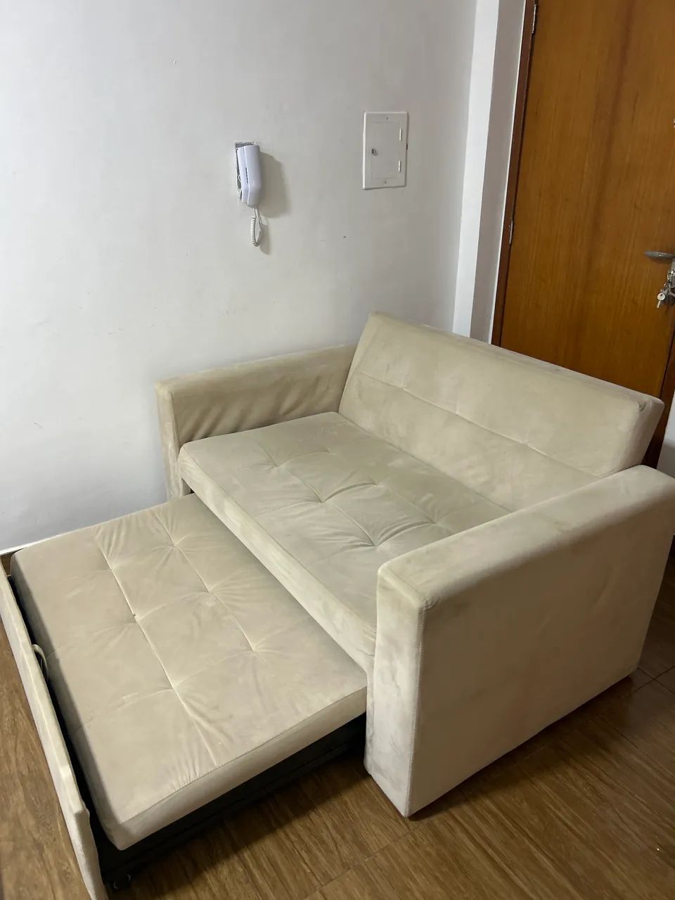 Sofá cama Bege - Foto 2