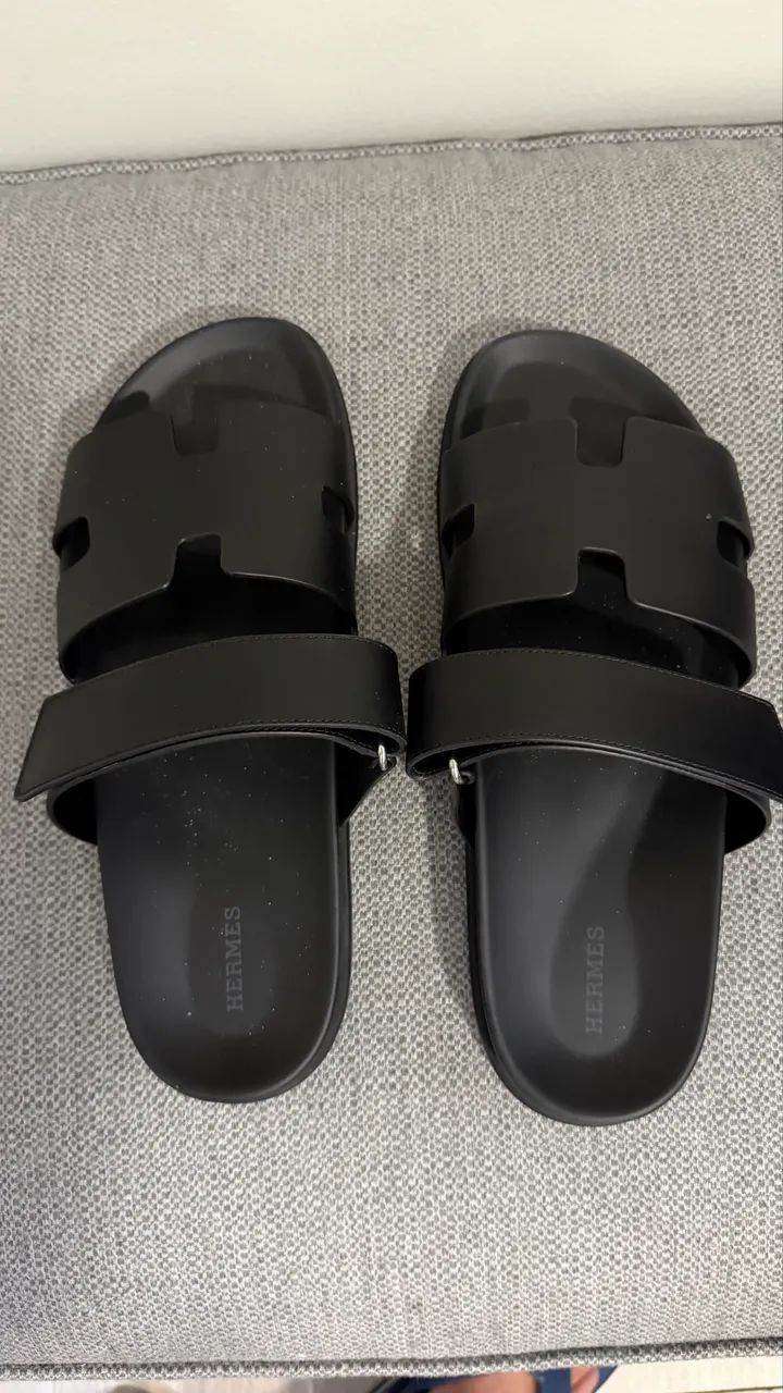 Sandália masculina Hermes Chipre original - Foto 2