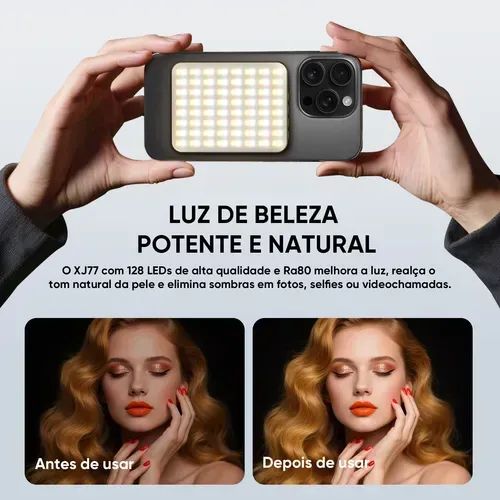 Luz de Preenchimento LED RGB para vídeo e foto - Foto 5