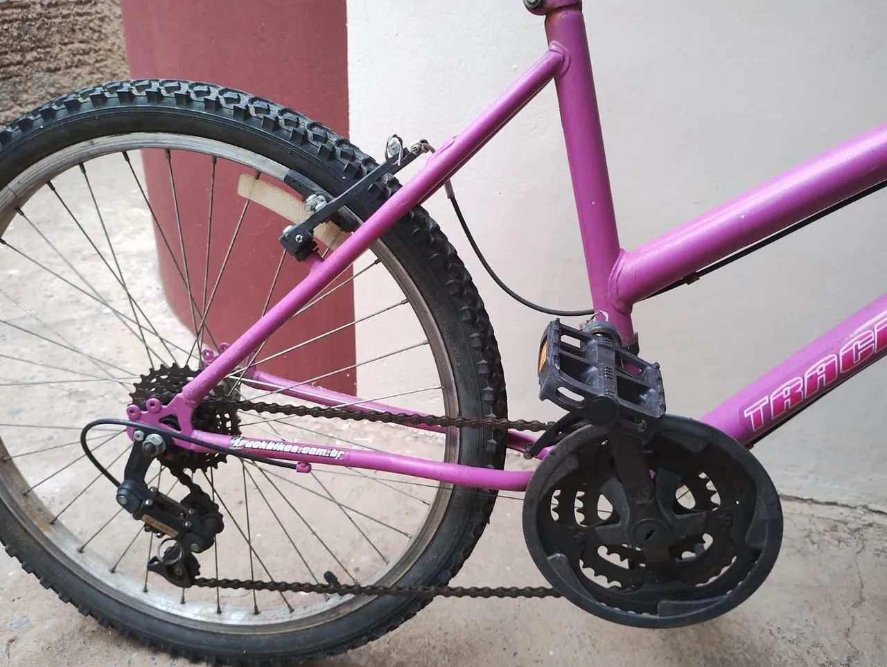 Bicicleta Rosa da Track - Foto 2