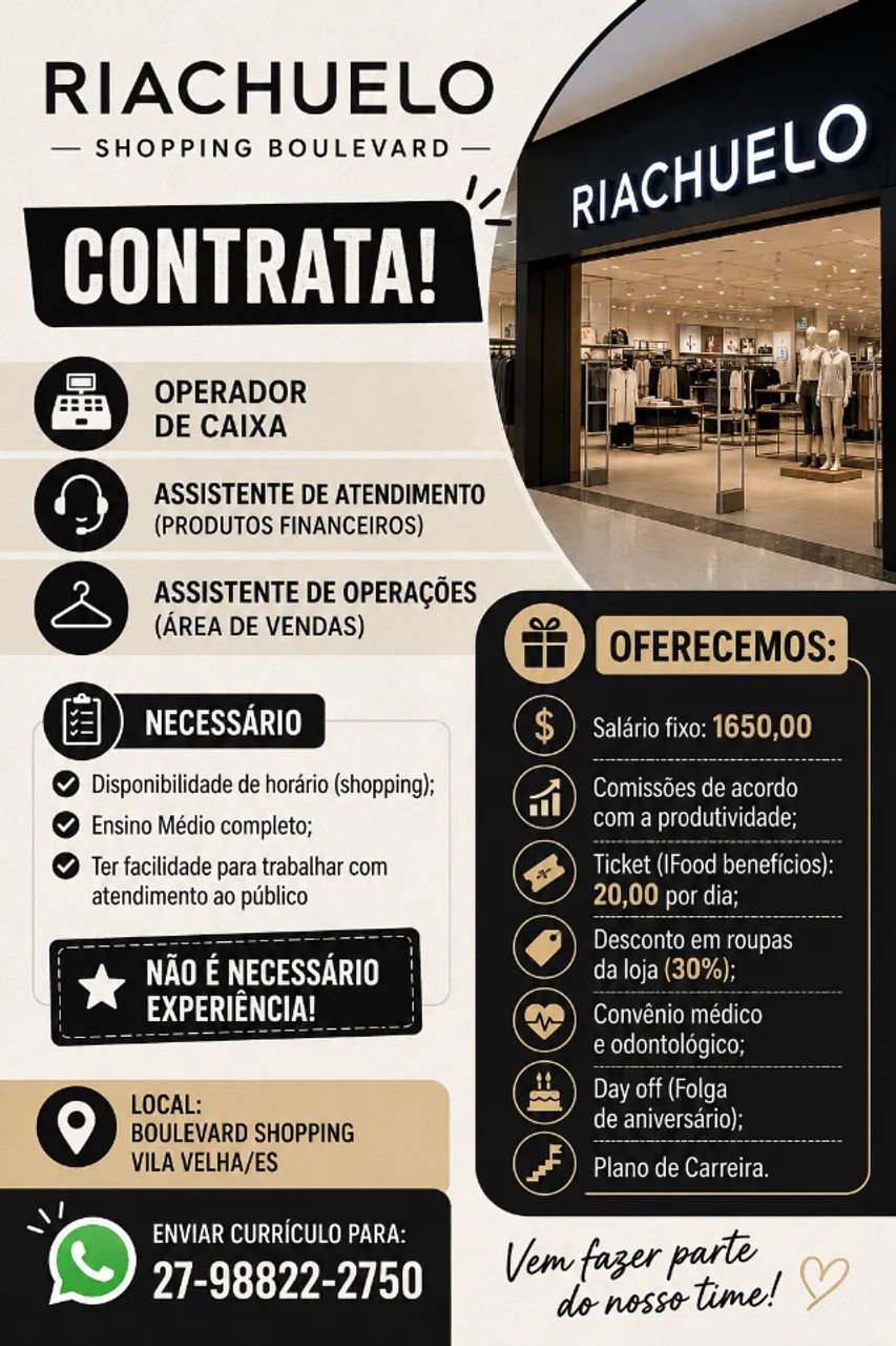 Riachuelo Shopping Boulevard Contrata