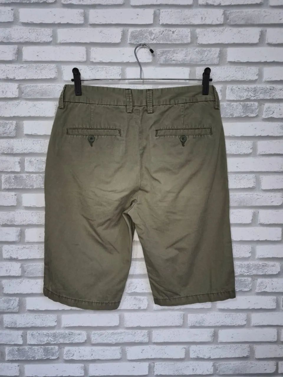 Bermuda HERING Verde Musgo, 36 - Foto 2