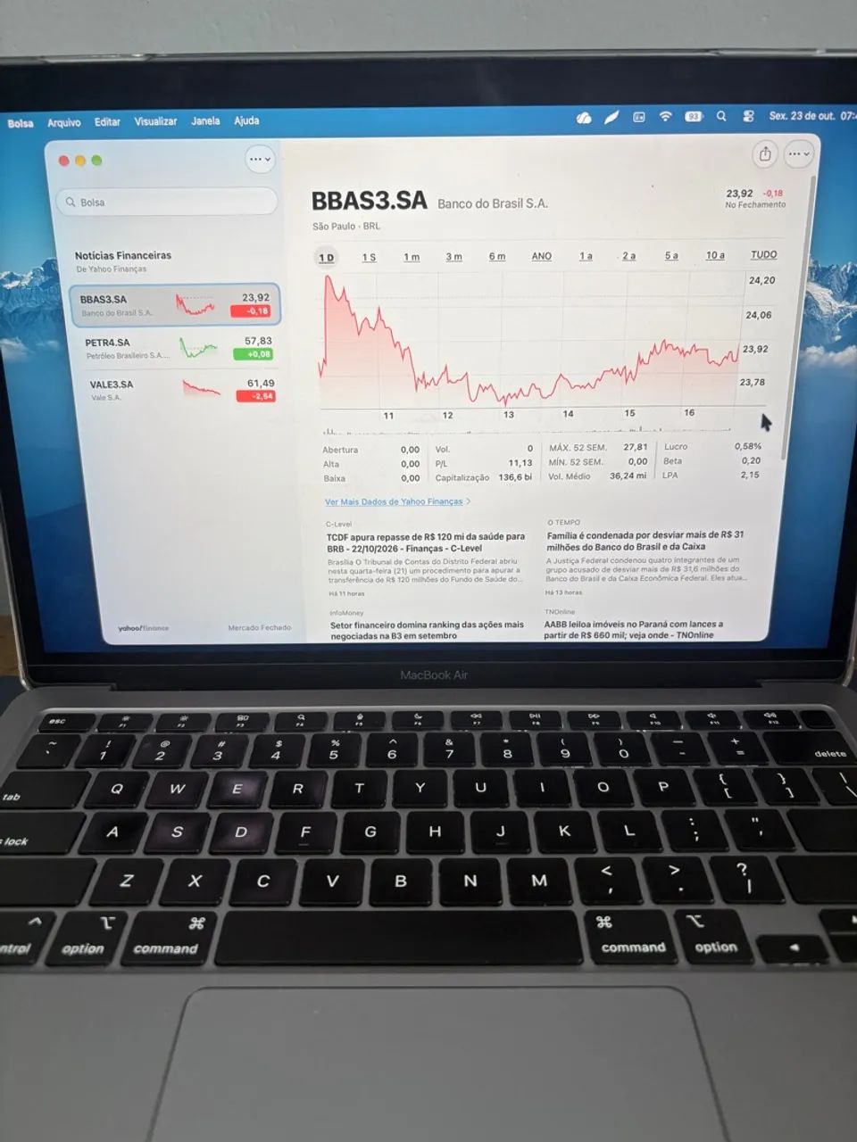 MacBook Air M1 ? 8 GB RAM | 128 GB | Cinza