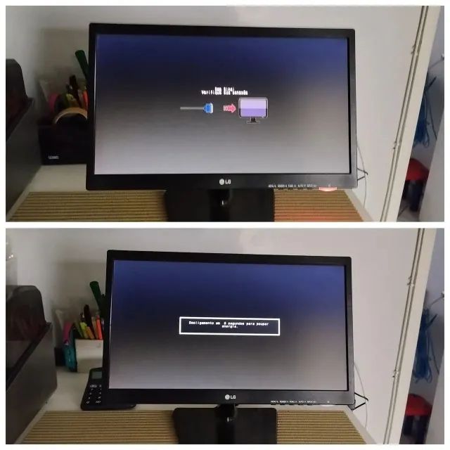 Monitor LG Flatron (modelo 20M37AA-B) de 19,5 polegadas