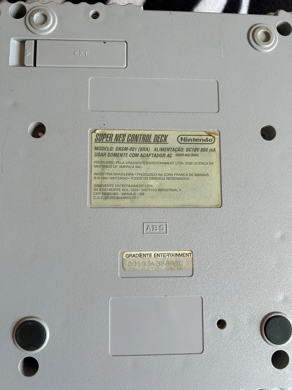Super Nintendo 2 controles e 7 jogos - Foto 3