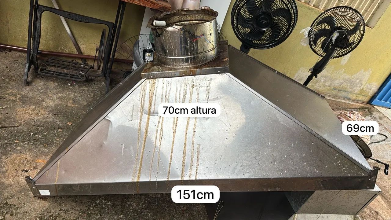 Duas Coifas inox com motor  - Foto 5