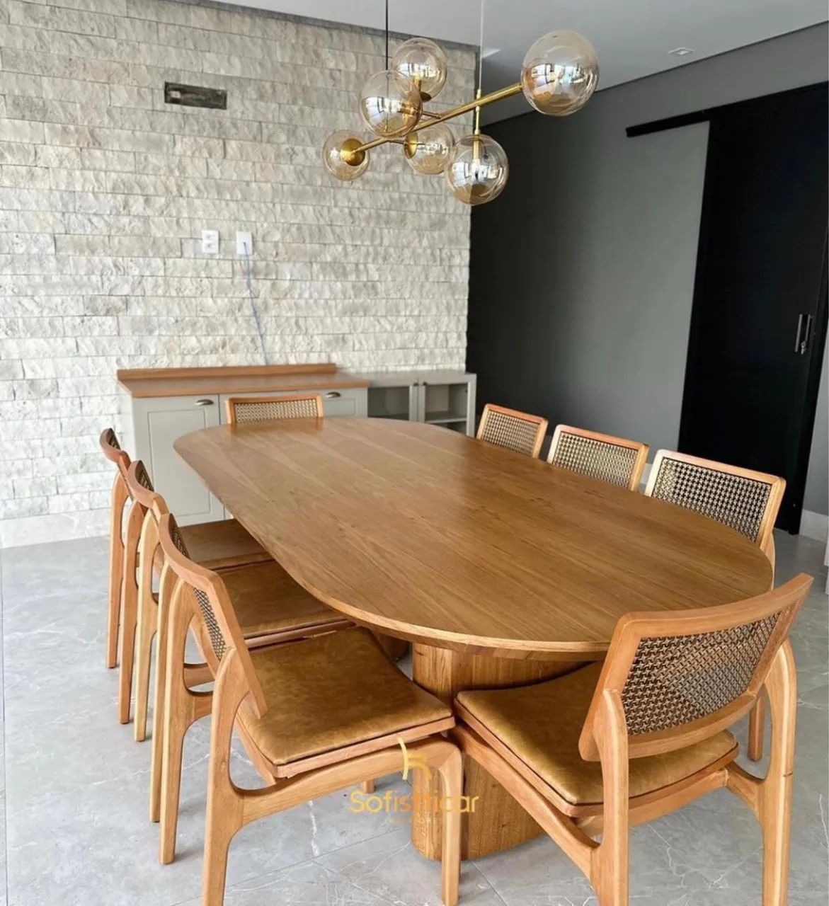 Mesa de jantar moderna 