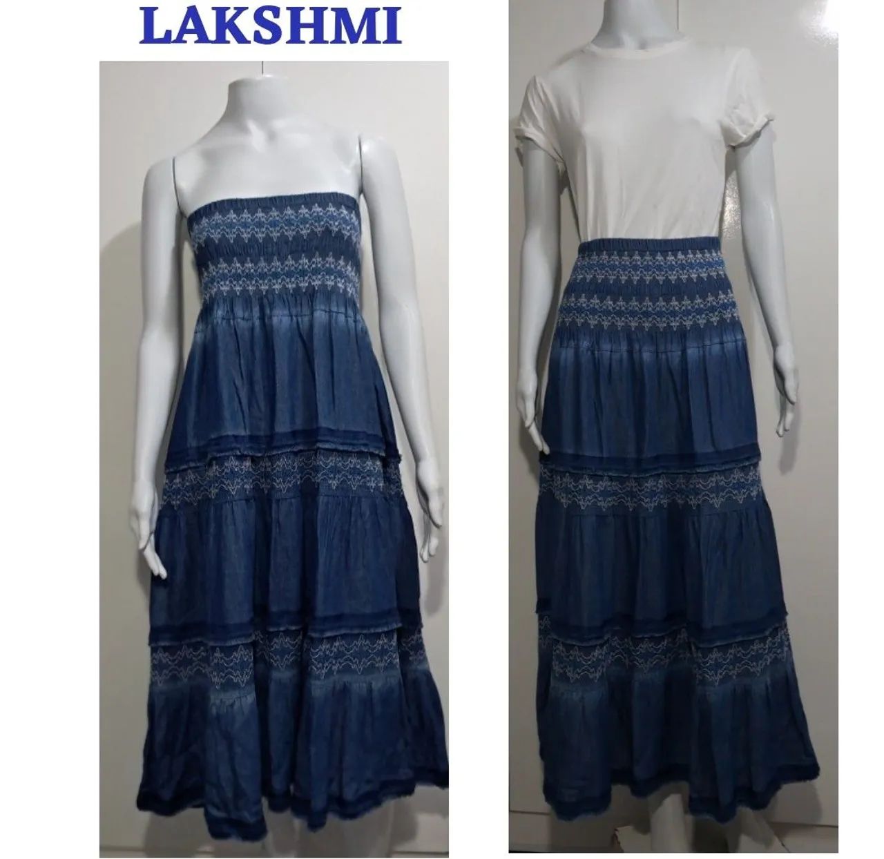 SAIA ou VESTIDO jeans  - Foto 5