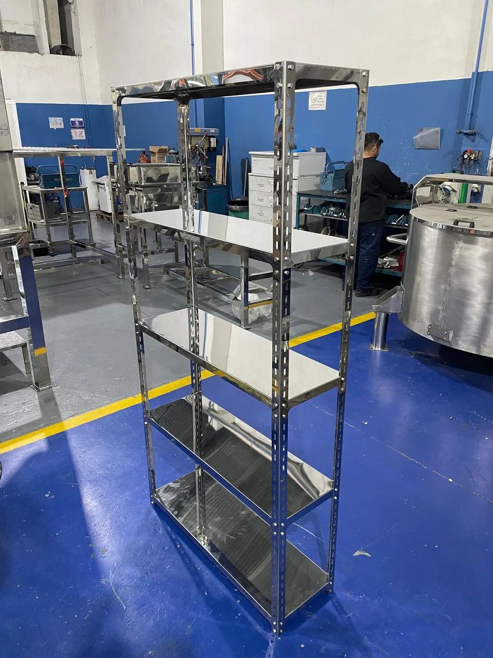 Estante de inox 5 prateleiras - Foto 3