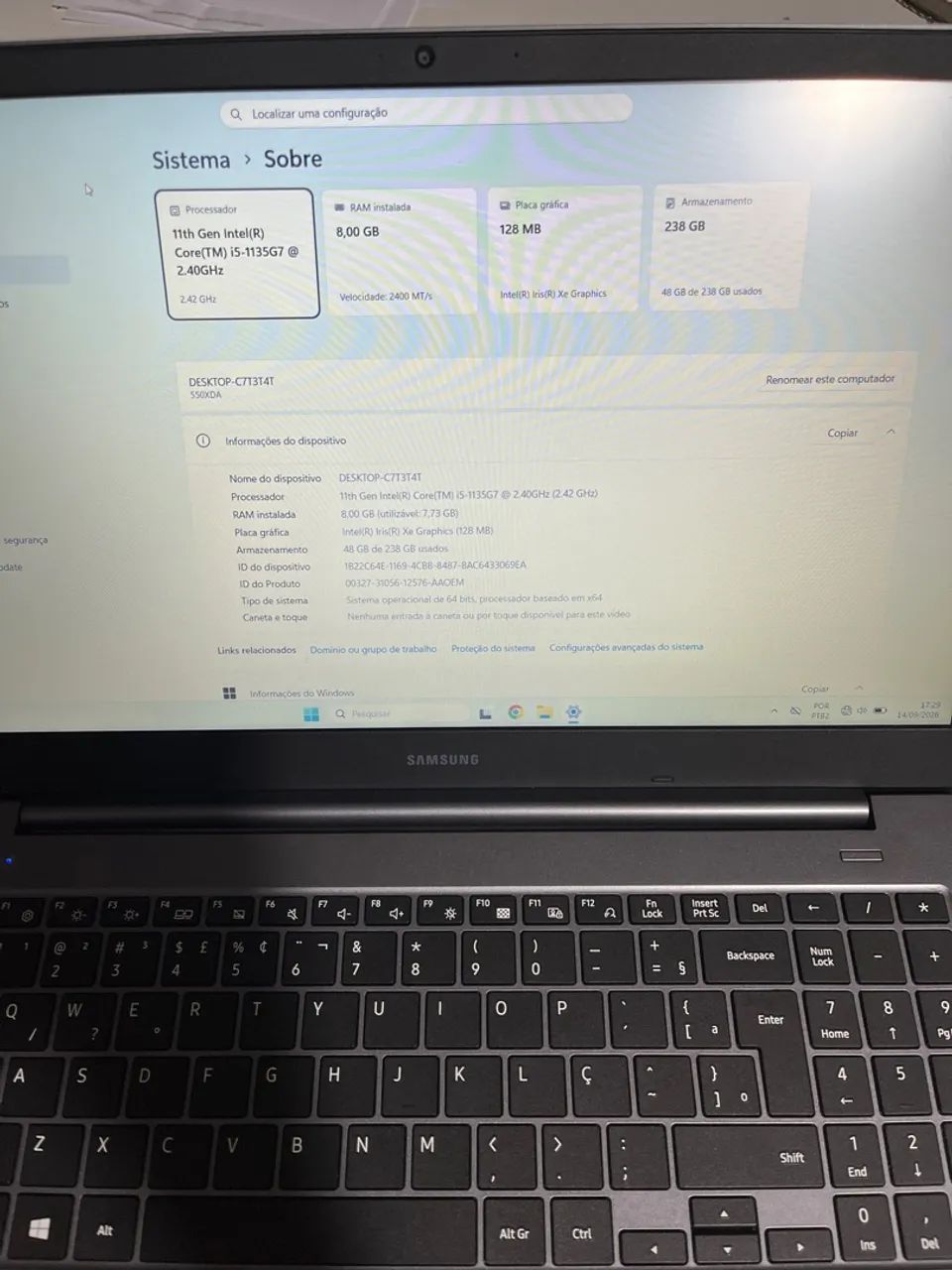 Notebook Samsung Intel i5 - Foto 2