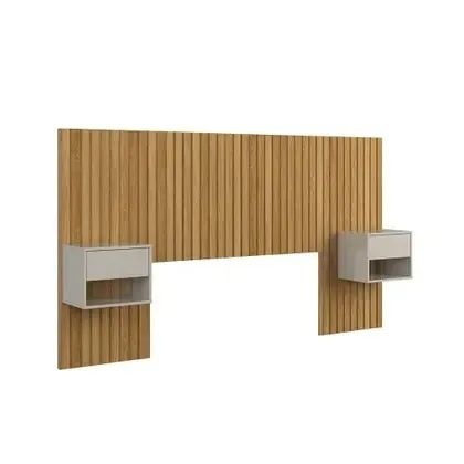 Design Ripada e Sofisticação: Cabeceira Luxo para Cama Casal ou Queen com Preço Especial - Foto 4