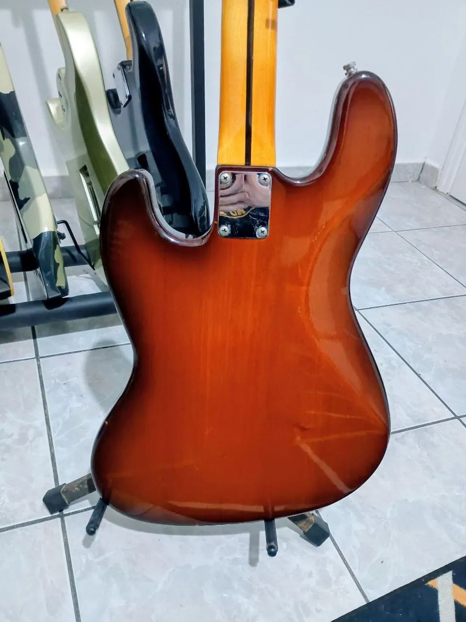 Baixo Tagima Jazz Bass antigo anos 90 00  - Foto 4