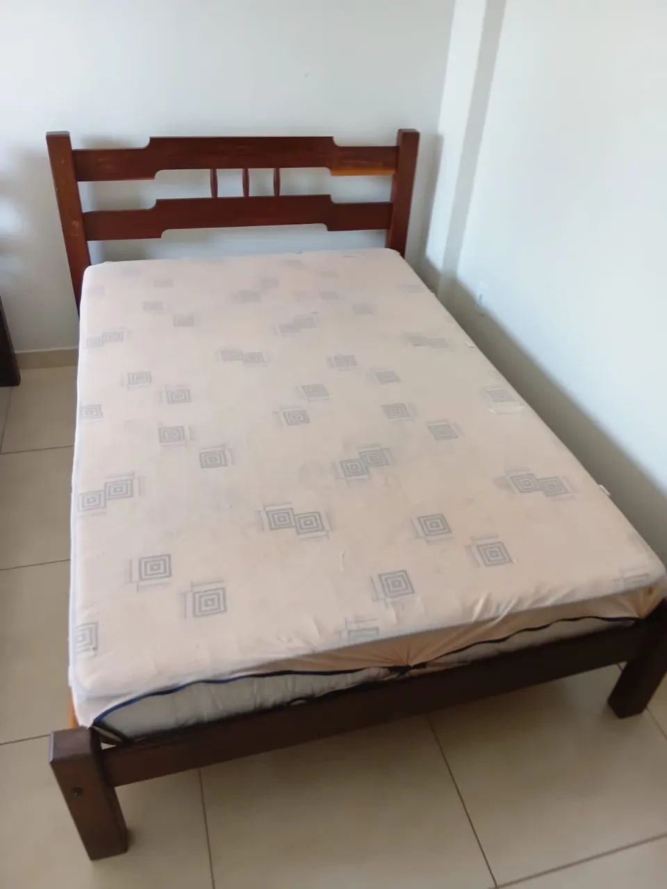 Cama casal e beliche madeira usada - Foto 3