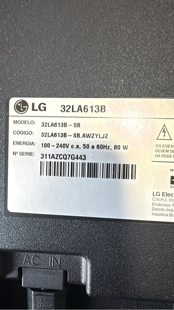 Televisão LG 32 polegadas  - Foto 3