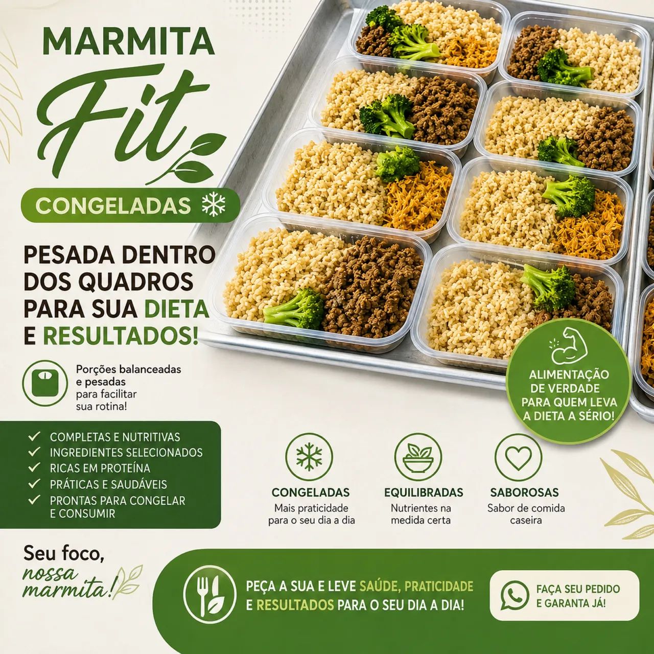     Marmitas Fit: sabor, praticidade e equilíbrio!