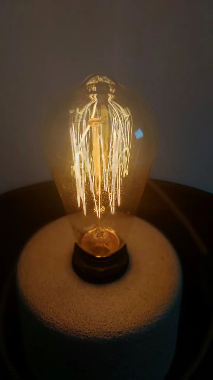Luminária de Mesa - Concreto sem Lâmpada  - Foto 4