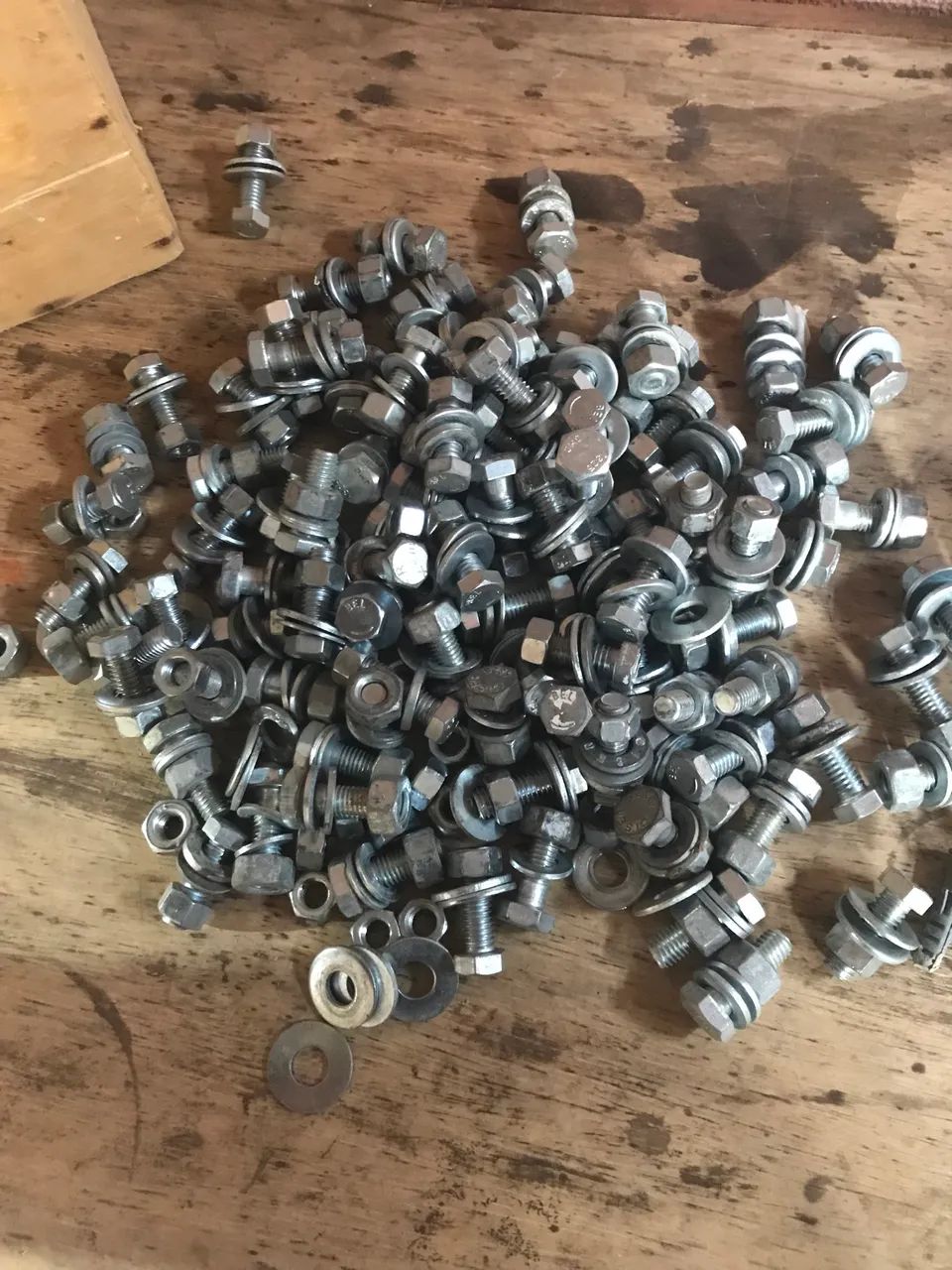 Parafusos para treliça, com porcas e arruelas Box truss Q30