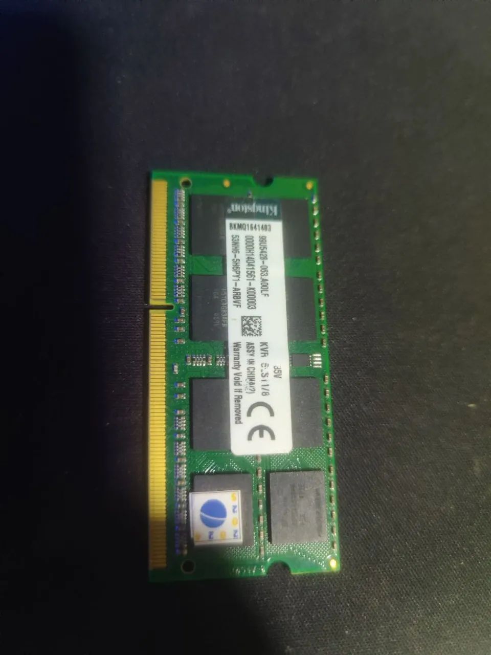 Ram 8gb Ddr3 Kingston p/ Notebook 1600mhz