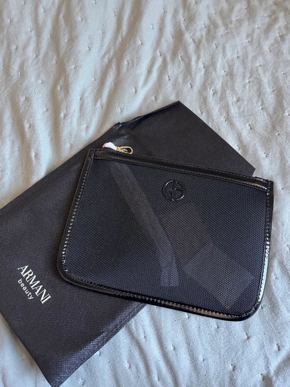 Necessaire Armani tela preta  - Foto 2